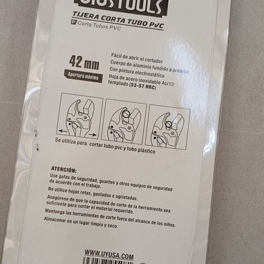 Tijera corta tubos para PVC - 2/2