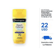 Neutrogena Beach Defense Sunscreen Lotion Broad Spectrum SPF 70 198 mL 6.7 oz - Img 58468015
