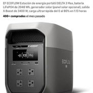 Estación Eléctrica ECOFLOW DELTA 3 MAX de 2048wh (4800w), en 1370 USD. Transporte incluido 🚗 *Garantía 7 dias* - Img 56892635