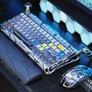 Combo Teclado Gravastar Mercury K1 Pro + Mouse Mercury X impecables con sus cajas - Img 55757751