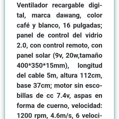 Ventiladores Recargable - Img 121551745