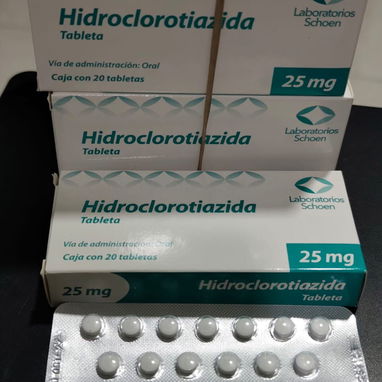 Hidroclorotiazida 25mg 20tabletas - Img 121131927