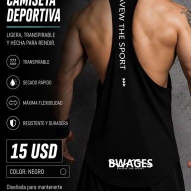 Camisetas de hombre para el gym. Diseños premium. - Img 123369714