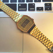 Relojes casio dorado plateados y negros engomados - Img 55629494