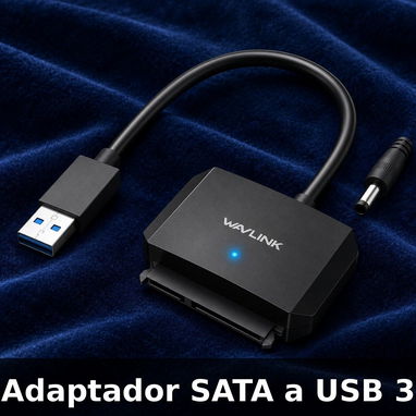 adaptador sata usb 3.0 con alimentacion - 2/3