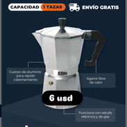 cafeteras de 1,3 y de 6 tazas. Nuevas con garantía y domicilio incluido - Img 54584248
