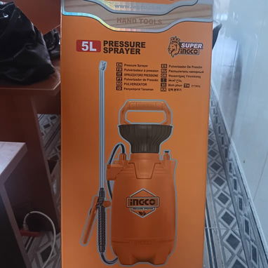 Pulverizador INGCO 5L Correa para Transporte, Pulverizador de Presión 5 Litros INGCO Ancho 18cm VPT#-0525 - Img 122775070
