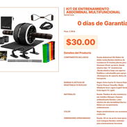Kit de entrenamiento abdominal con diseño ergonómico y espuma pro hoy VPT#-0161 - Img 55445366