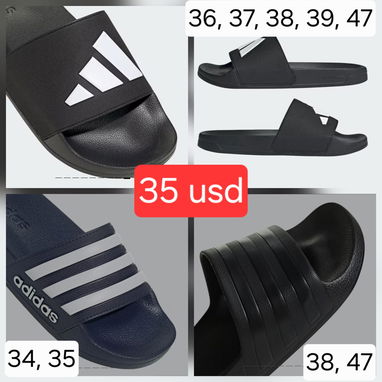 Chancletas pumas y adidas originales 100%. Relojes seiko y citizen ecodrive. Cositas shein: botas, pezoneras, zapatos... - Img 122092130