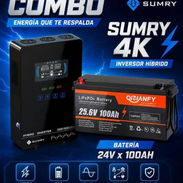 Inversor SUMRY 4000w + bateria Humsienk 24v x 100ah. - Img 56753534