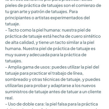 20 Hojas de piel falsa de doble cara 8x6" para practicar, suministro de tatuajes, cejas, labios microblanding 🌐 36.22 - 2/2