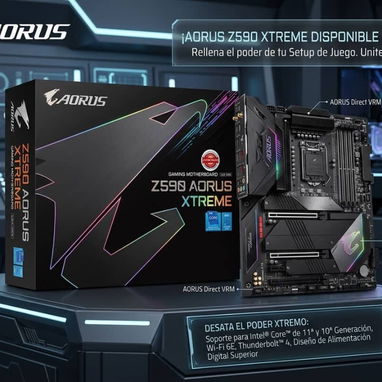 Motherboard gaming Aorus Xtreme Z590 nueva en caja sellada - 2/2
