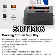 ¡¡¡Docking Station Dual Bay El docking para disco/ Estación de acoplamiento!!! - Img 45292237
