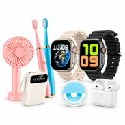 Set de 5 Artículos Tecnológicos de Uso Diario - Reloj Inteligente, Abanico, Cepillo Eléctrico, Banco de Energía 45$ - Img 57653548