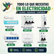 Regletas varias. breaker interruptor extención electrica. Protector de voltaje y de linea. Transfer - Img 56970725