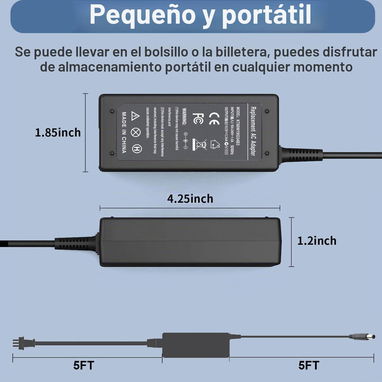 Cargador 65 W de E5440 E5470 7480 E6540 E7440 E7450 E7250 E6440 E6430 7490 7290 5490 5590 5290 Inspiron 15-5000 15-30000 - 2/10