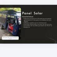 Montaje de panel solar en triciclo - Img 55949369