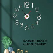 Relojes de pared con efecto espejo - Img 44930288