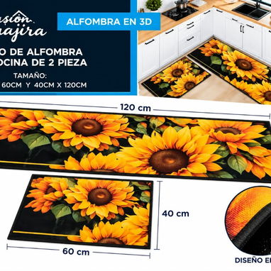 Set de 2 Alfombras para Cocina - 3/10