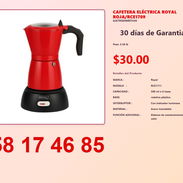 CAFETERA ELÉCTRICA ROYAL ROJA/RCE1709 - Img 54822670