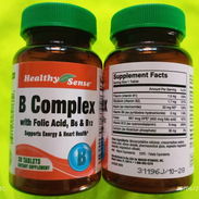 Complejo Vitamínico B con Ácido Fólico de 30 tabletas - Img 56179282