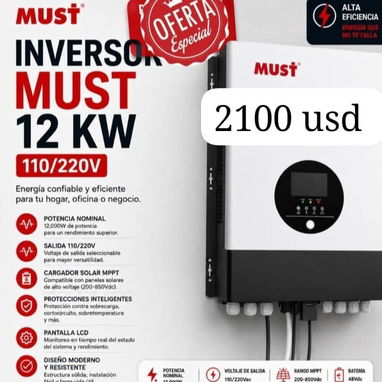 Inversor 6 con 10 kw de batería - 6/8