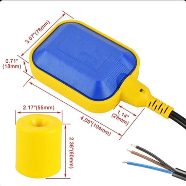 Flotante Eléctrico Automático para Tanque o Cisterna - 2/2