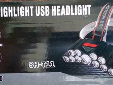 Lámpara recargable de cabeza nuevas en caja - Img 65118841