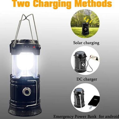 Linterna LED Solar Plegable Hakol BH-688 | Recargable USB | Emergencias y Camping | Envío* + Garantía** - 2/9