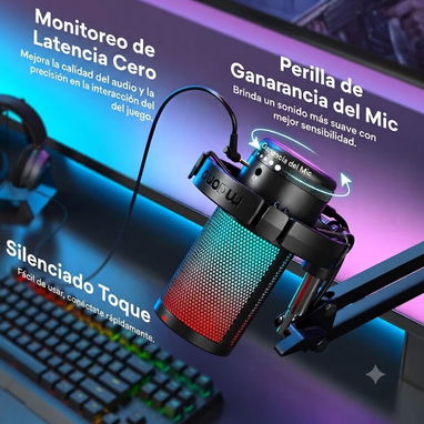 🎙️MAONO DGM20S Micrófono USB con condensador y cancelación de ruido 🌐 - Img 126314341