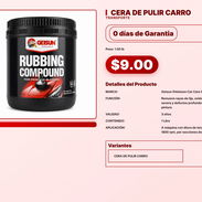 CERA DE PULIR CARRO . - Img 57556269
