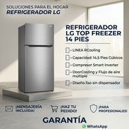 REFRIGERADOR LG 14 PIES SIN DISPENSADOR MODELO VT38BPP - Img 57817261