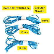 SE VENDE CABLE DE RED CAT 5e , SÓLO LAS MEDIDAS QUE ESTÁN EN LA FOTO 240 CUP EL METRO - Img 54325241