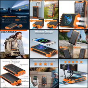 ‼‼‼‼‼POWERBANK DE 38800MAH CON PUERTOS Y CABLES USB/LIGHTNING/TIPO C/TIPO V8(con panel solar.....53317139....VEDADO‼‼‼‼‼ - Img 44147281
