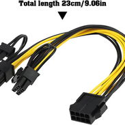 adaptador PCI-e para alimentar tarjetas gráficas de 8 pines a 2 de 8 pines (6+2 ) - Img 55336274
