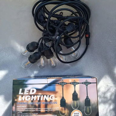 Guirnalda de Luces LED Exterior de 10 y 20 bombillos (cv) - Img 122458886