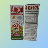 Suplemento Nutricional Vitaminado Apetol 180 ml - Img 57875193