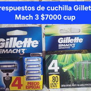 4 Repuestos de cuchilla Gillette Mach3 en venta - Img 55320460