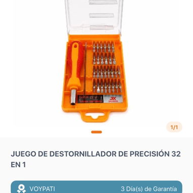 Juegos de destornillador,breaker y cheque rojo de 1 " - 2/5