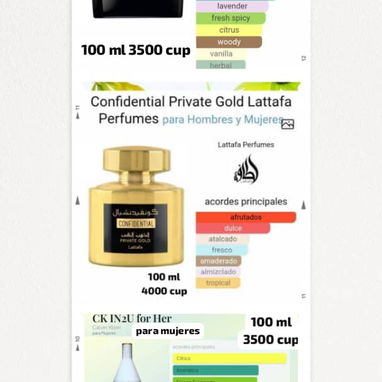 Perfumes disponibles por cantidad: 2600 cup - Img 99026740