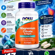 Magnesio Citrato now 90 cap 17 usd - Img 57278174