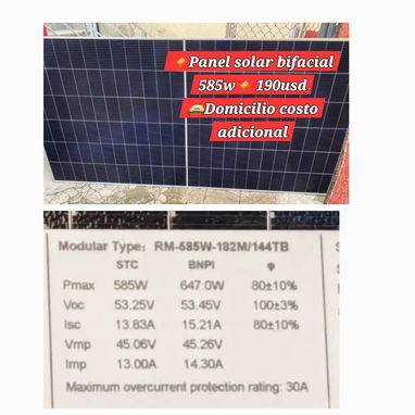 Paneles solares de 500W y de 585w - Img 123078256