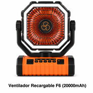 🌬️Ventilador Recargable F6 Batería 20000mAh 🔋 - Img 55815643