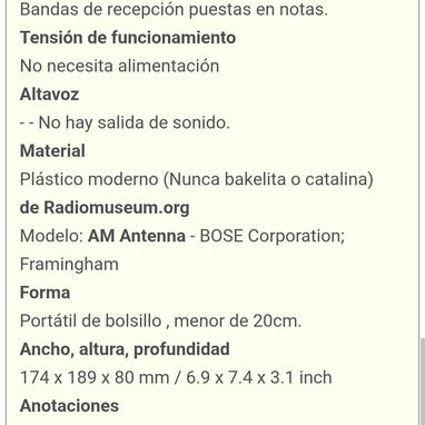 Antena Am BOSE - 2/2