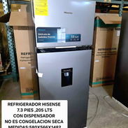 refrigerador Hisense 7.3 pie con dispensador y  transporte.  yoaronie 💯 - Img 55825162
