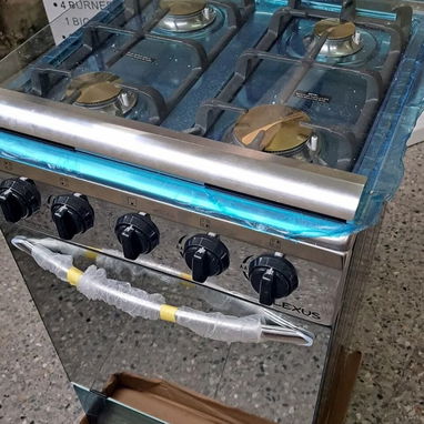 Cocina 4 hornillas y de gas con Horno Milexus Magneto, Tapa de Cristal , Acero Inoxidable Precio $250 USD Transporte inc - Img 124540990