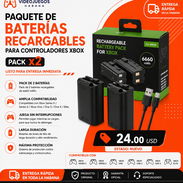 Paquete de Baterías Recargables para Controles Xbox Pack x2 | Compatible con Series X|S y One en La Habana - Img 55157900