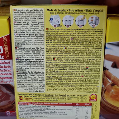 Natillas de Vainilla💛🍂⚜️ 120g⚖️  ✅️(3x 40g)✅️ - 2/3