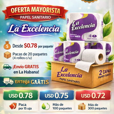 Tollitas sanitarias y papelmsanitsrio venta mayorista mensajería gratis en la Habana - Img 125225900