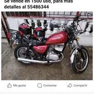 Vendo moto muy cuidada con cascos de calidad 1500$ - Img 55808466